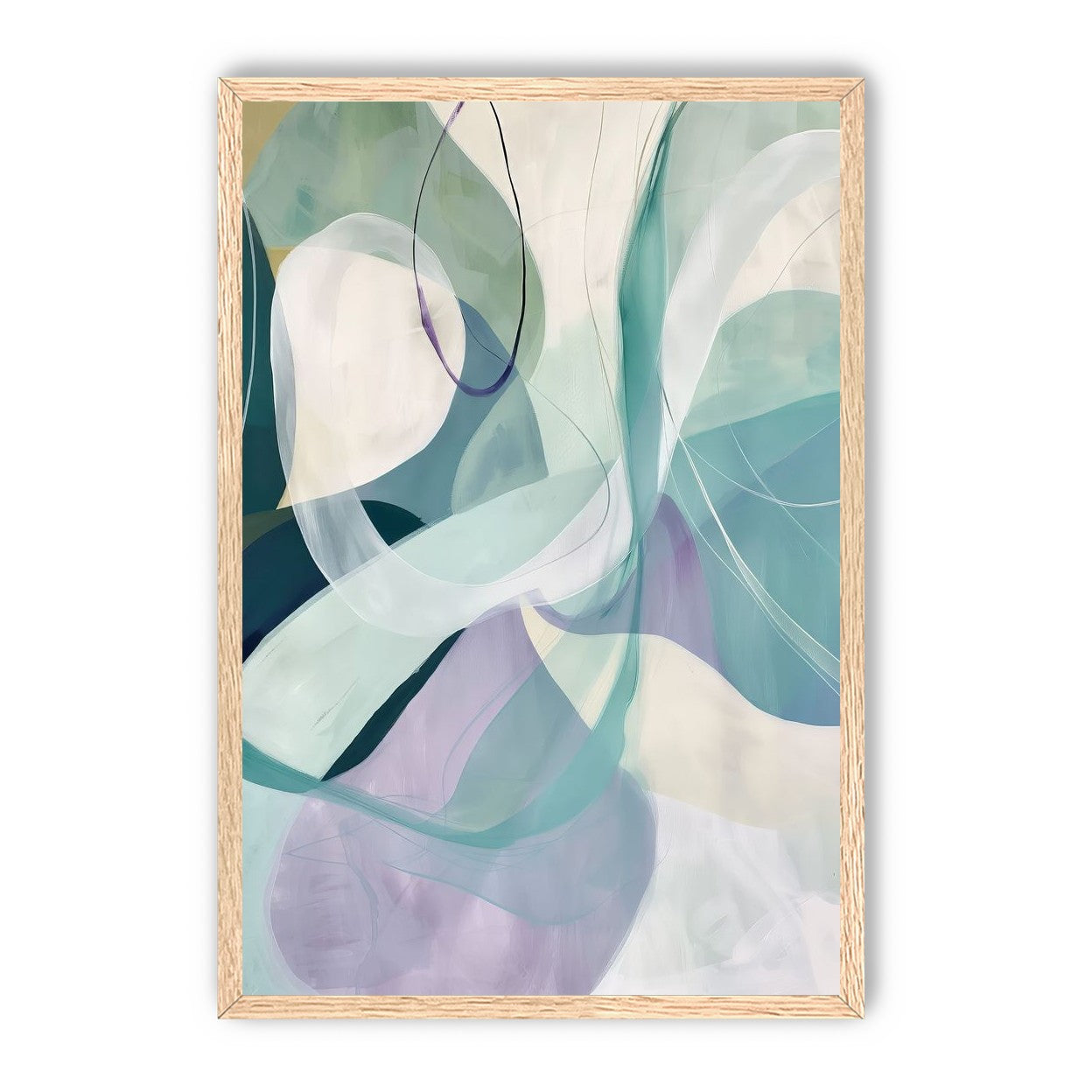 Teal and Lavender Arcs