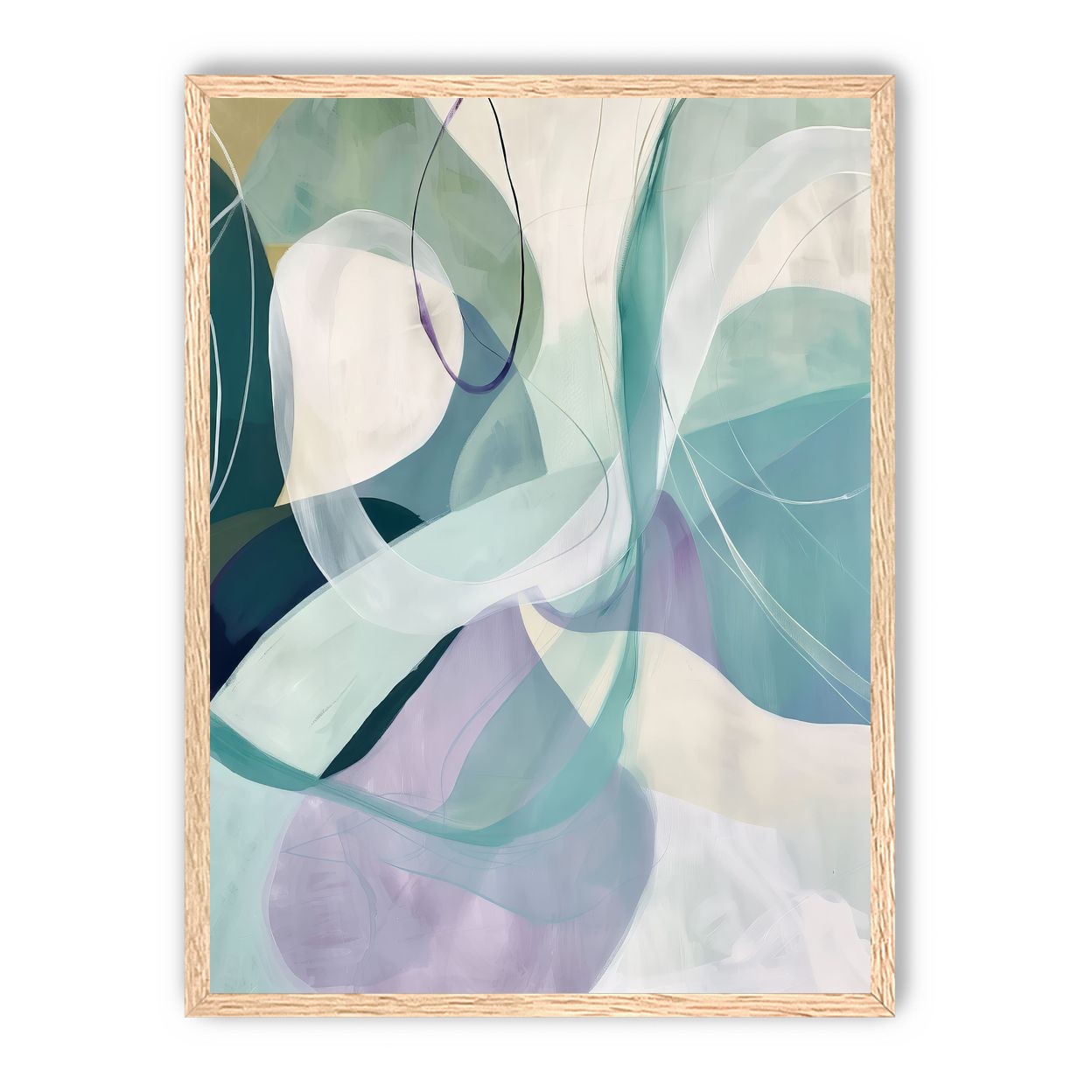 Teal and Lavender Arcs