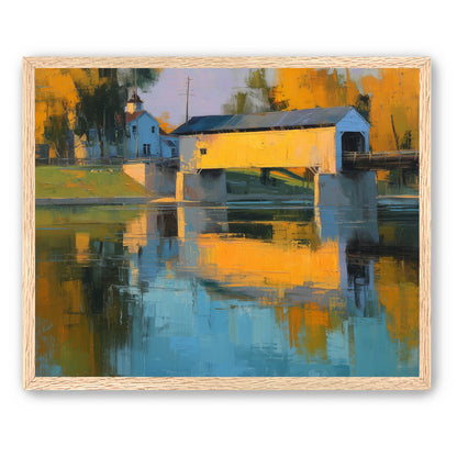 Golden Hour at the Covered Bridge