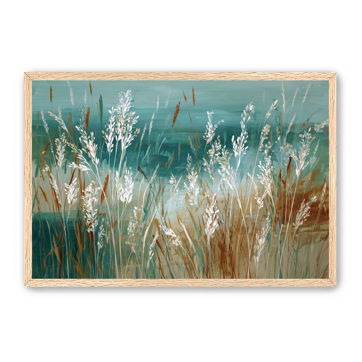 White Meadow Grasses Before Water |
