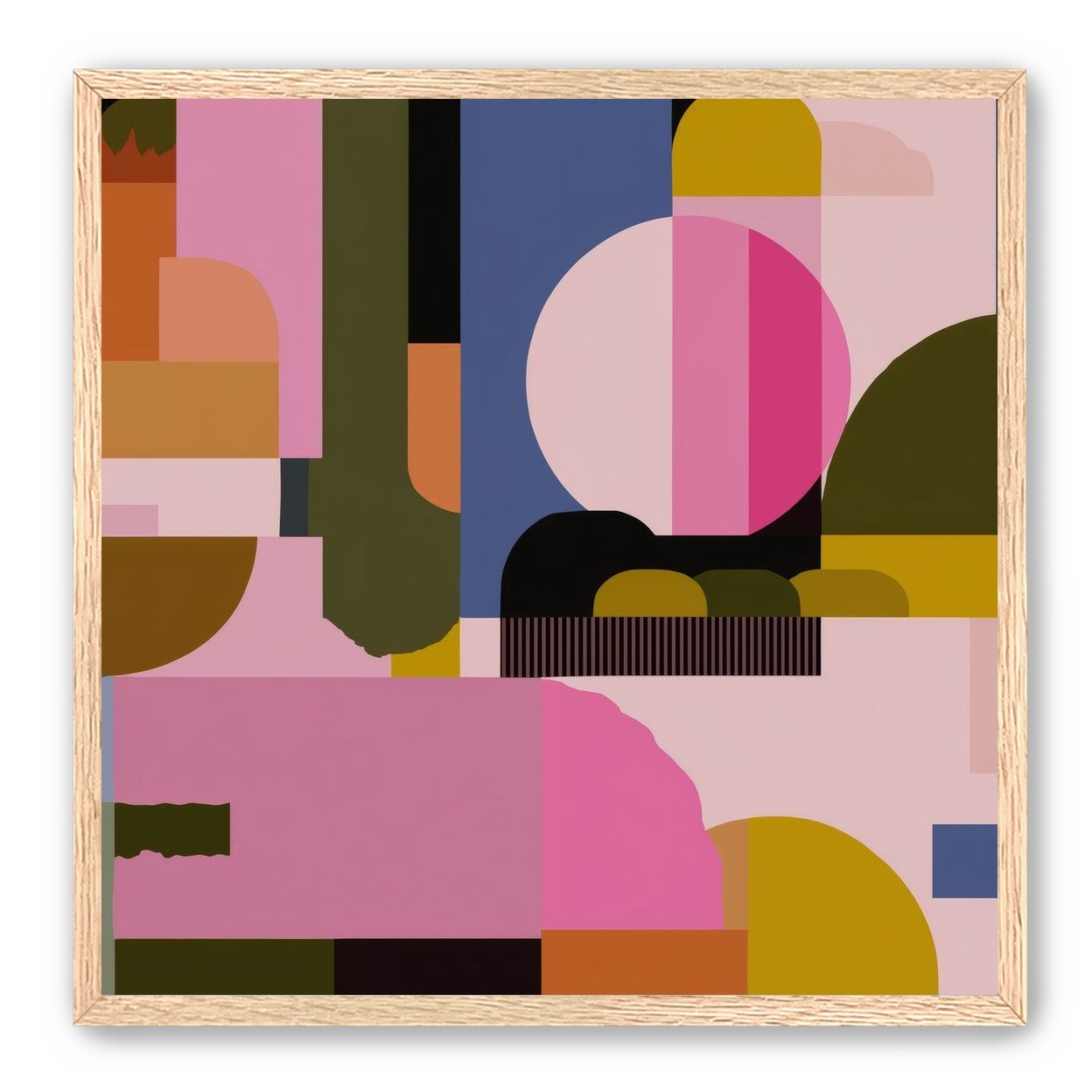 Shapes Jostling for Space 