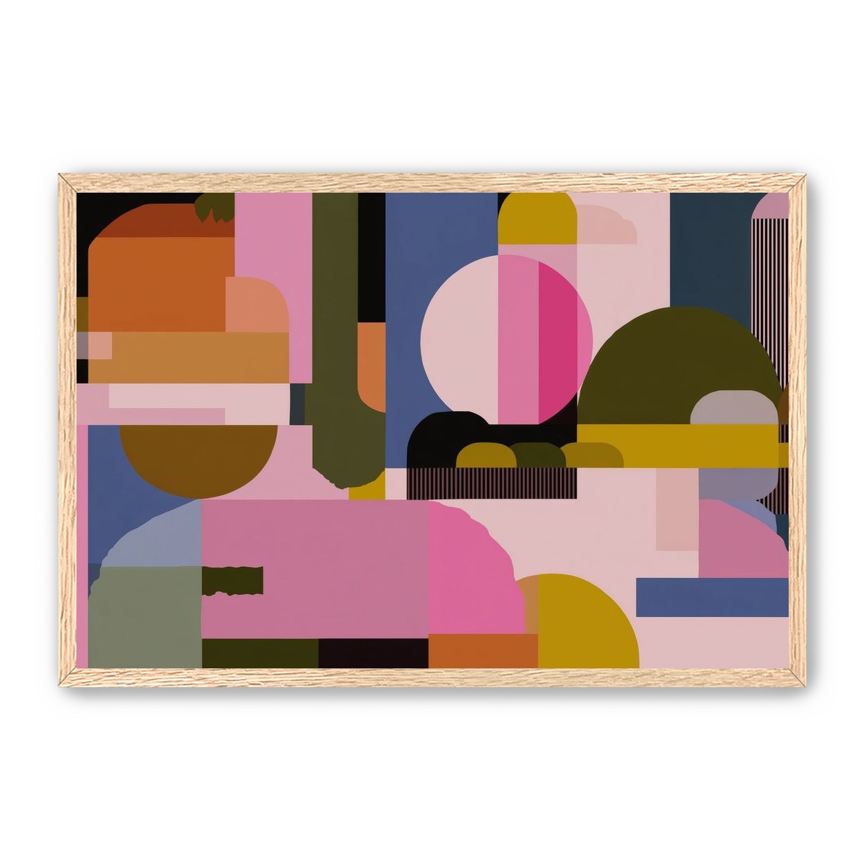 Shapes Jostling for Space 