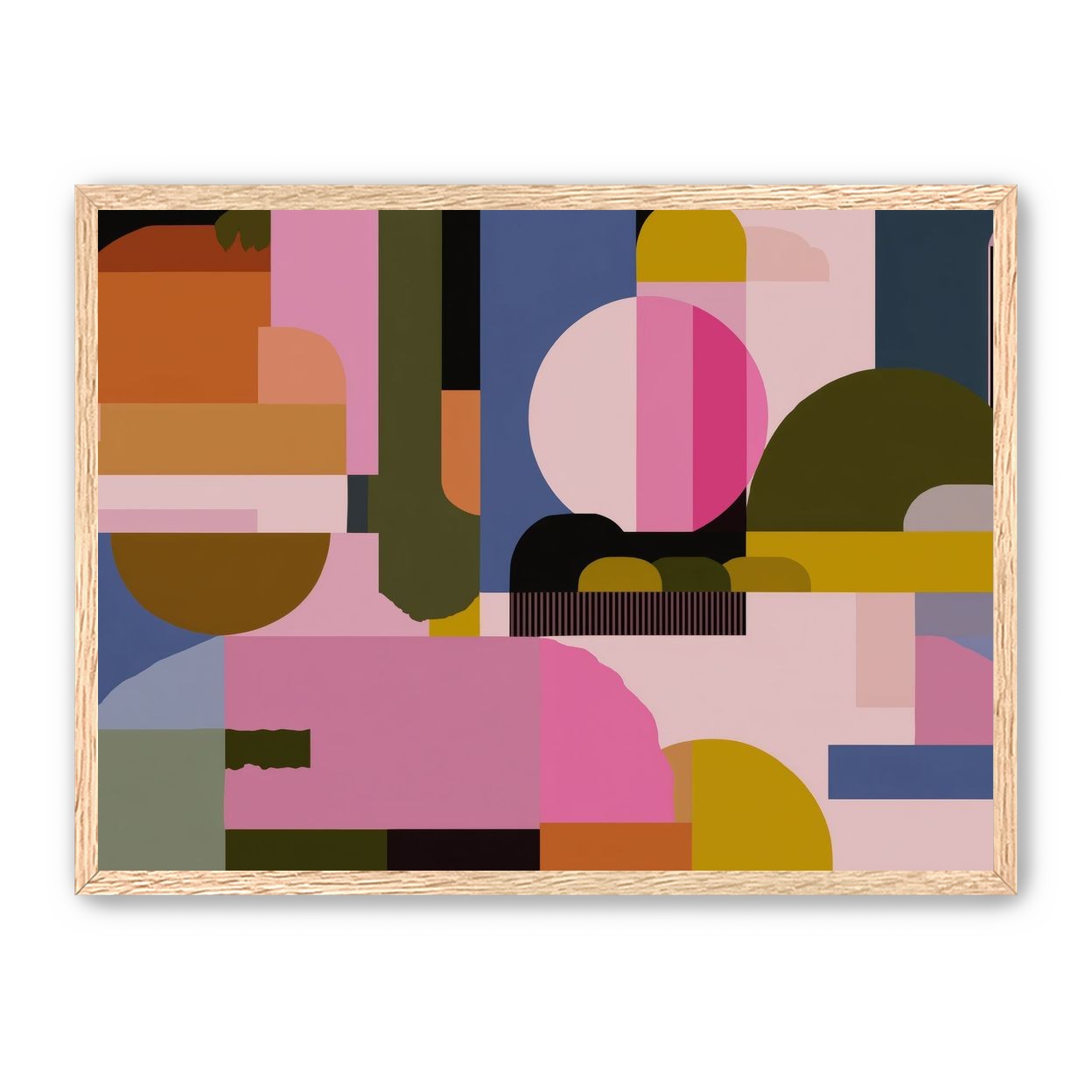Shapes Jostling for Space 