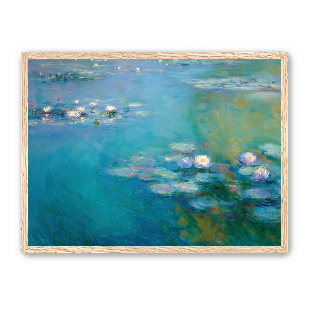 Still Water with Open Blossoms