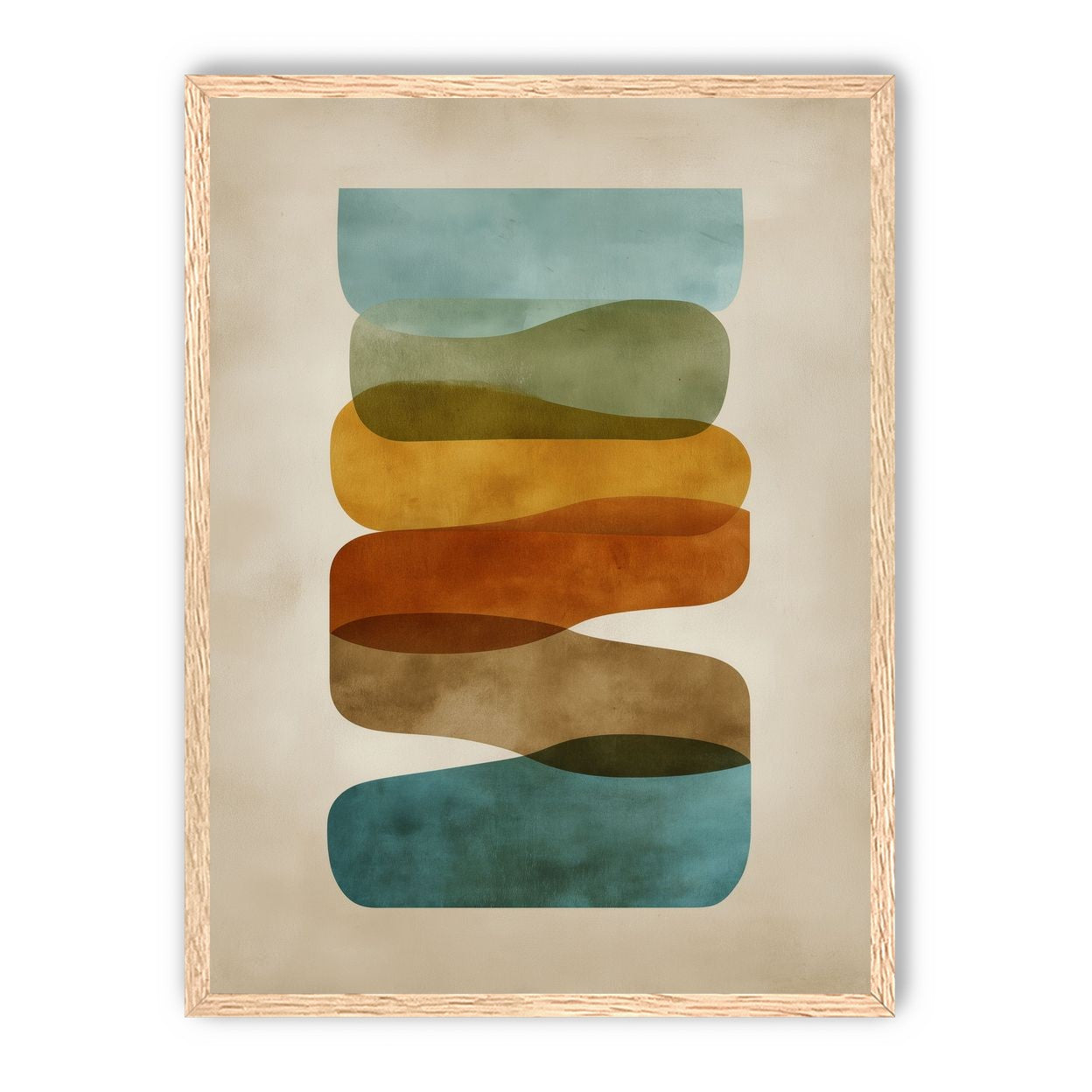 Ribbons of Muted Color