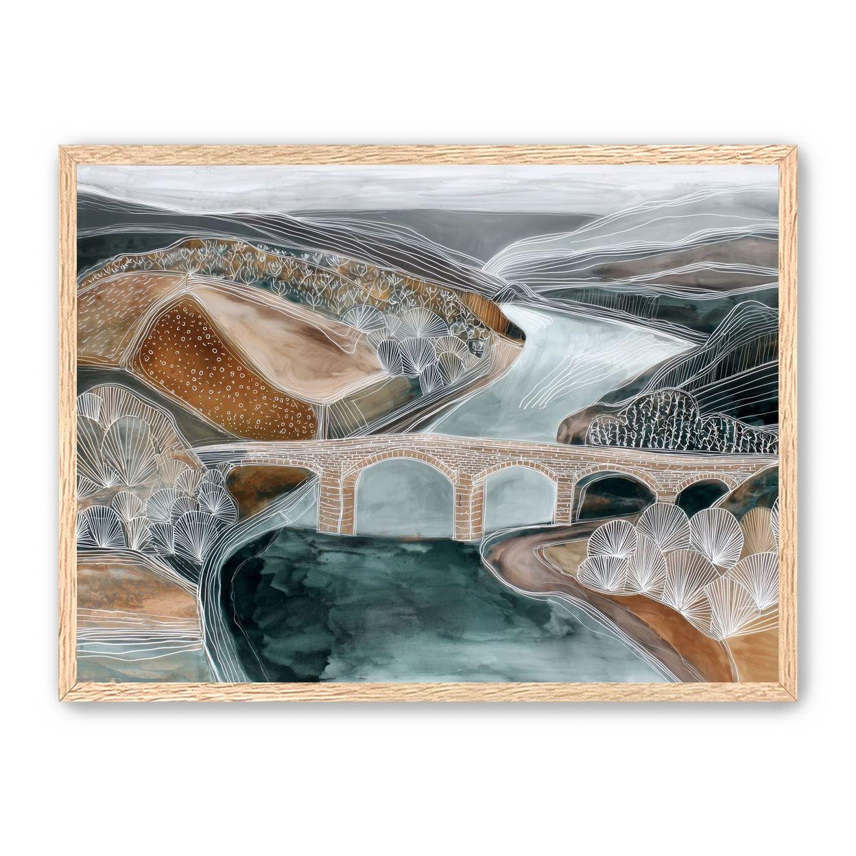 Three-Arch Stone Bridge