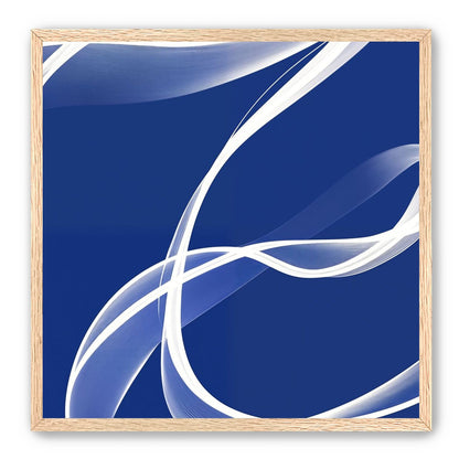 White Stroke on Blue 2