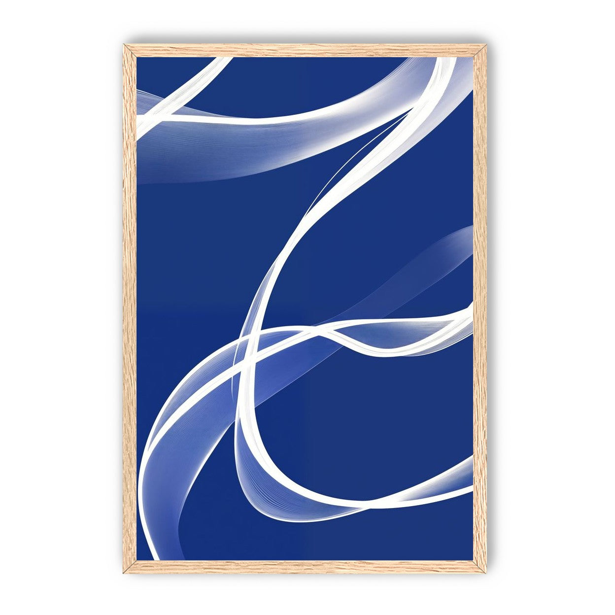 White Stroke on Blue 2
