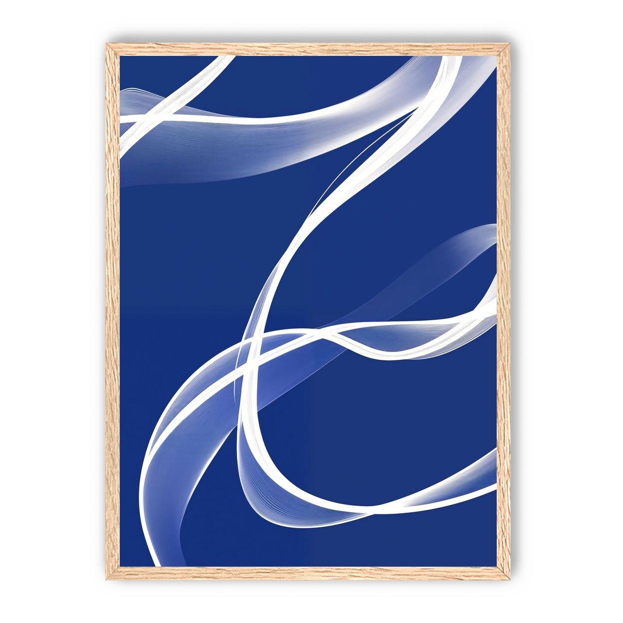 White Stroke on Blue 2