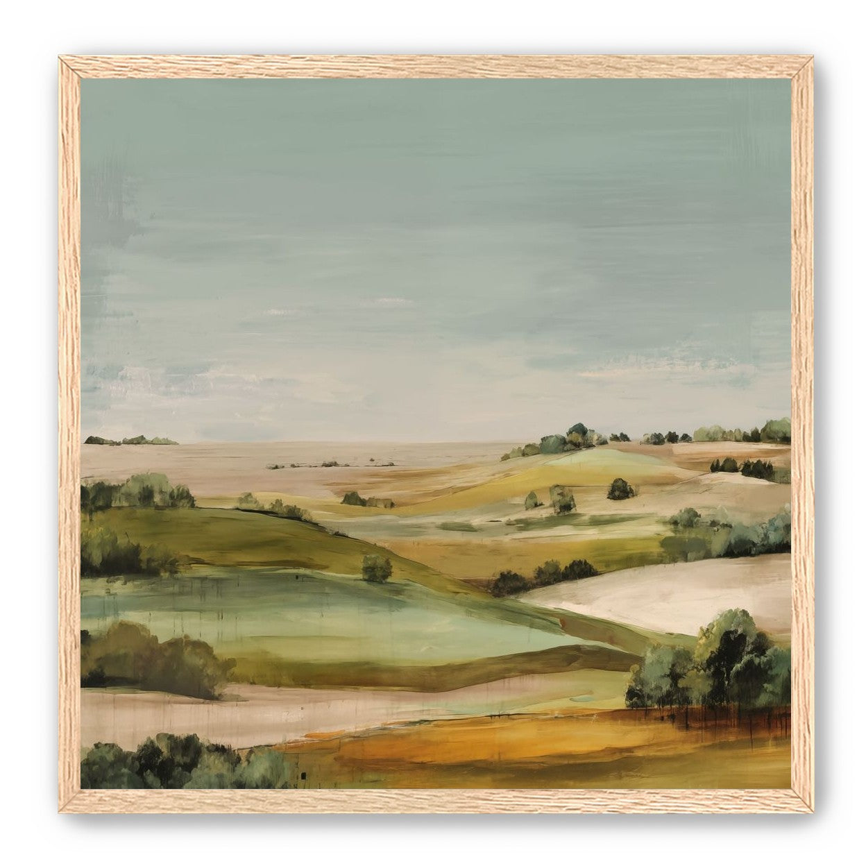Valley with Rolling Hills