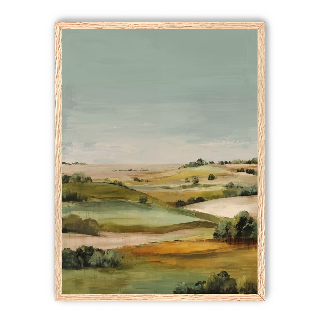 Valley with Rolling Hills