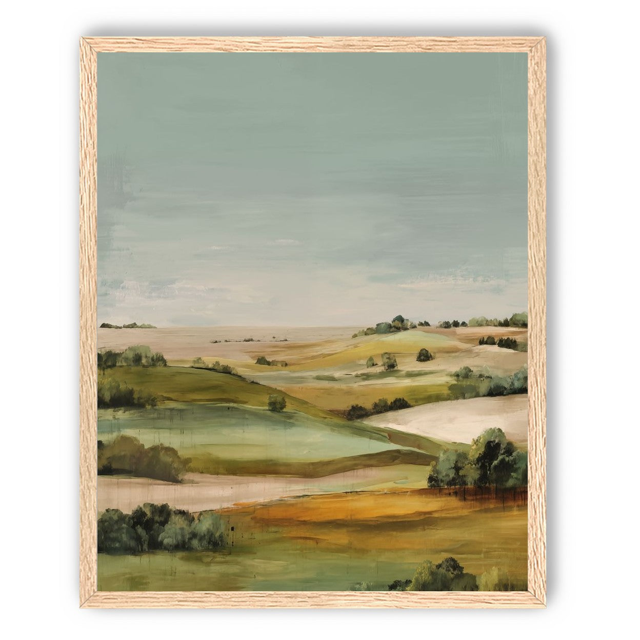 Valley with Rolling Hills