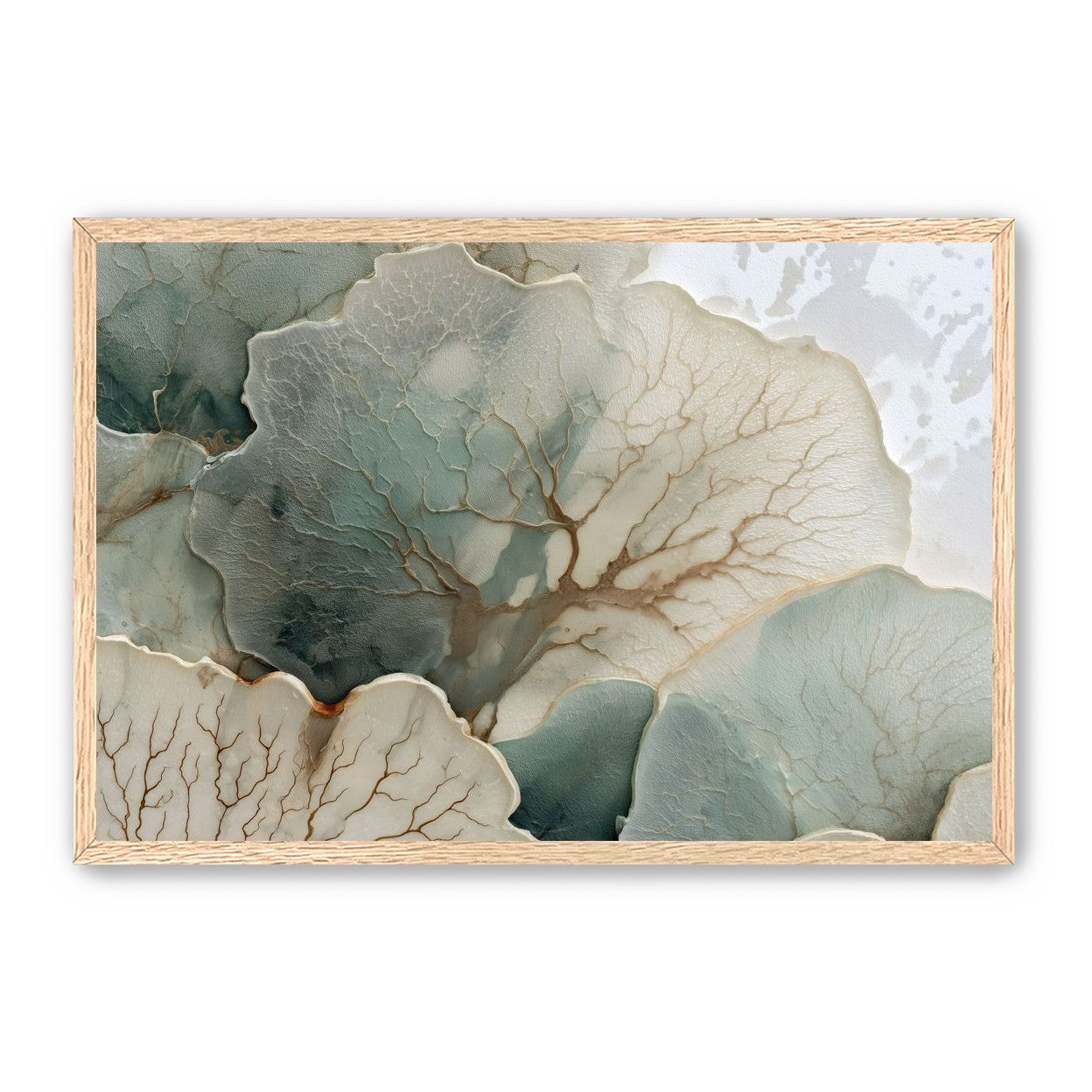Translucent Leaves with Fine Veins