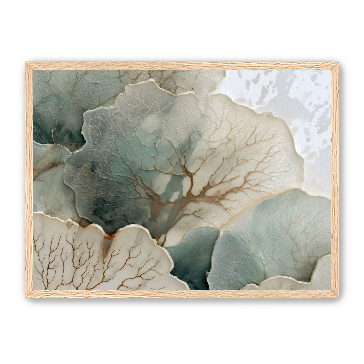 Translucent Leaves with Fine Veins
