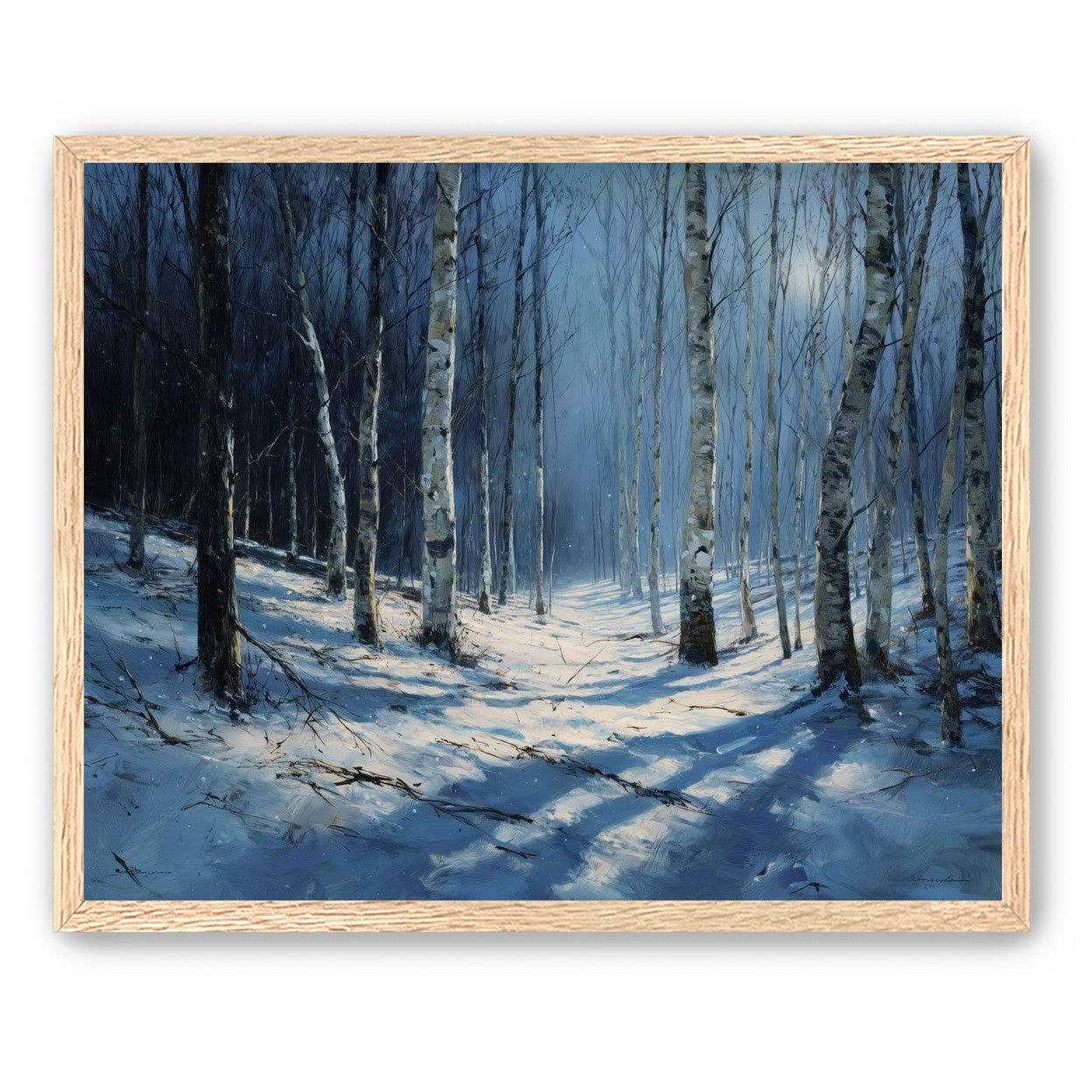 Silence Held in Blue