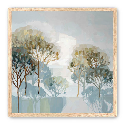 Tree Canopies in Soft Rows