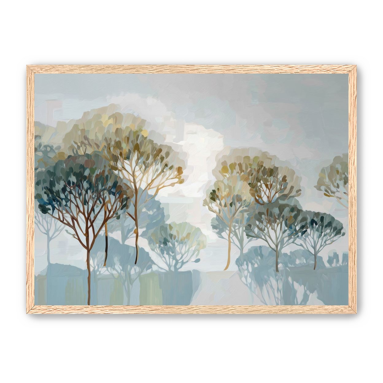 Tree Canopies in Soft Rows