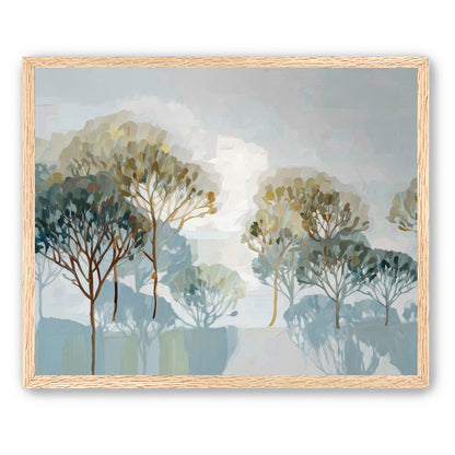 Tree Canopies in Soft Rows