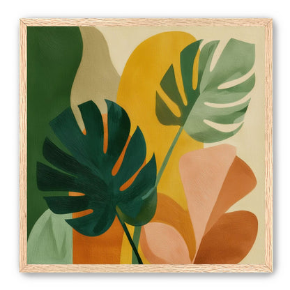 Leaves of Green and Brown
