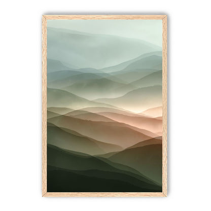 Mountains in Haze