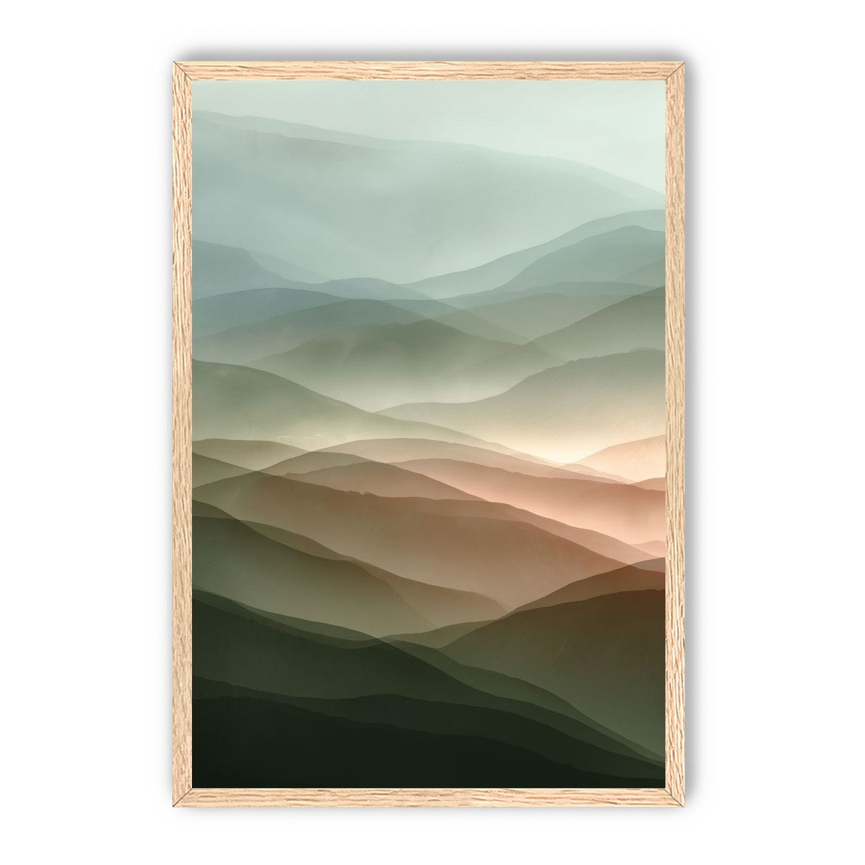 Mountains in Haze