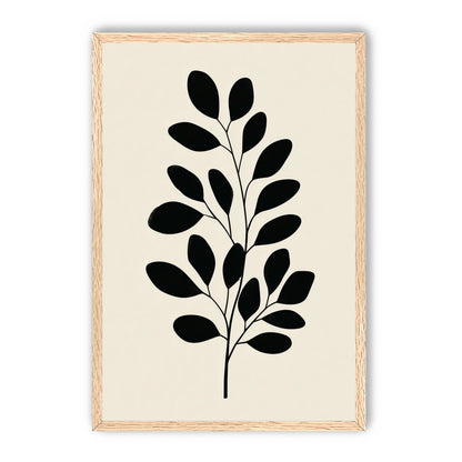 Plant Cutout on Cream