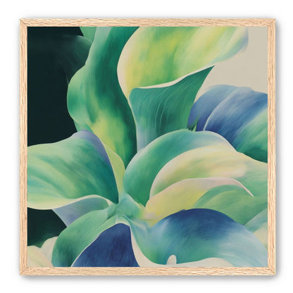 Leaves turning toward light