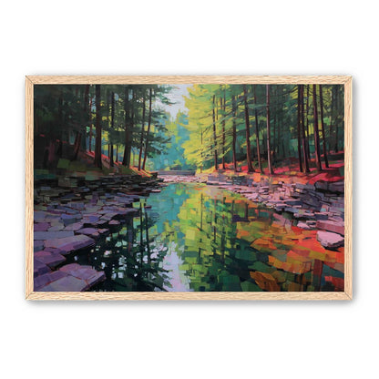 Worn Stones Along a Quiet Creek