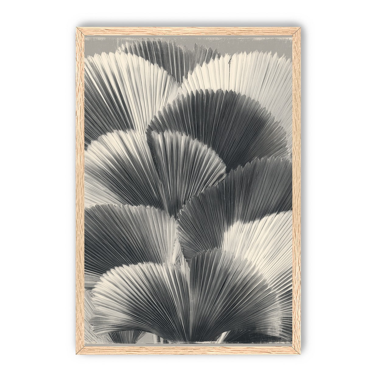 Ginkgo leaves in shadow