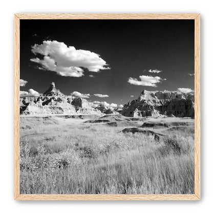 Badlands in Monochrome