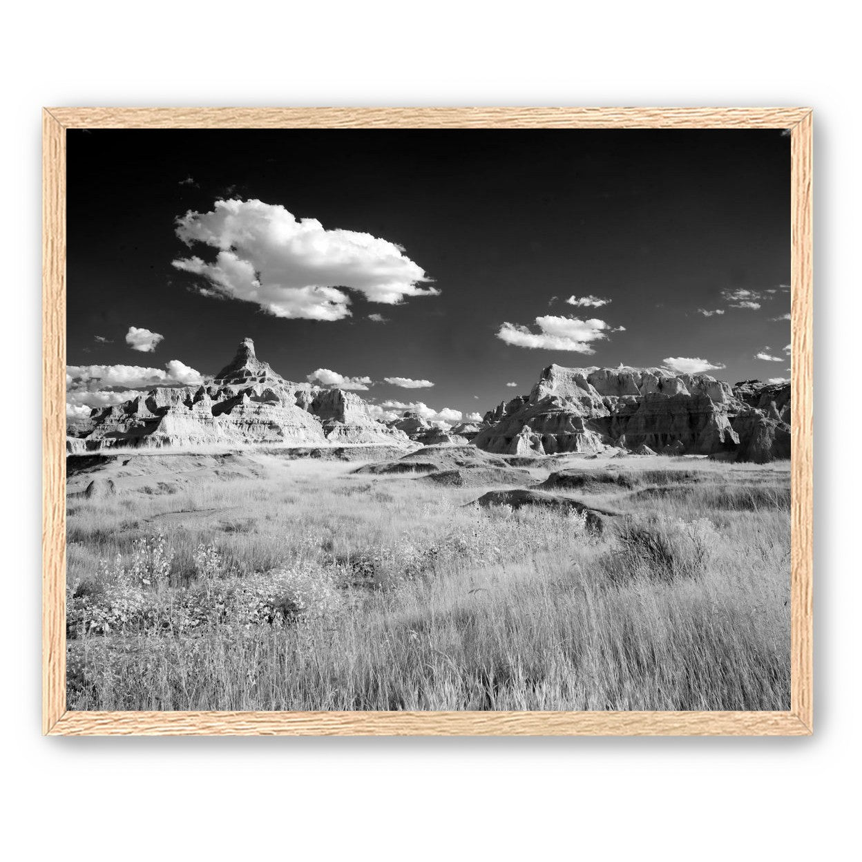 Badlands in Monochrome