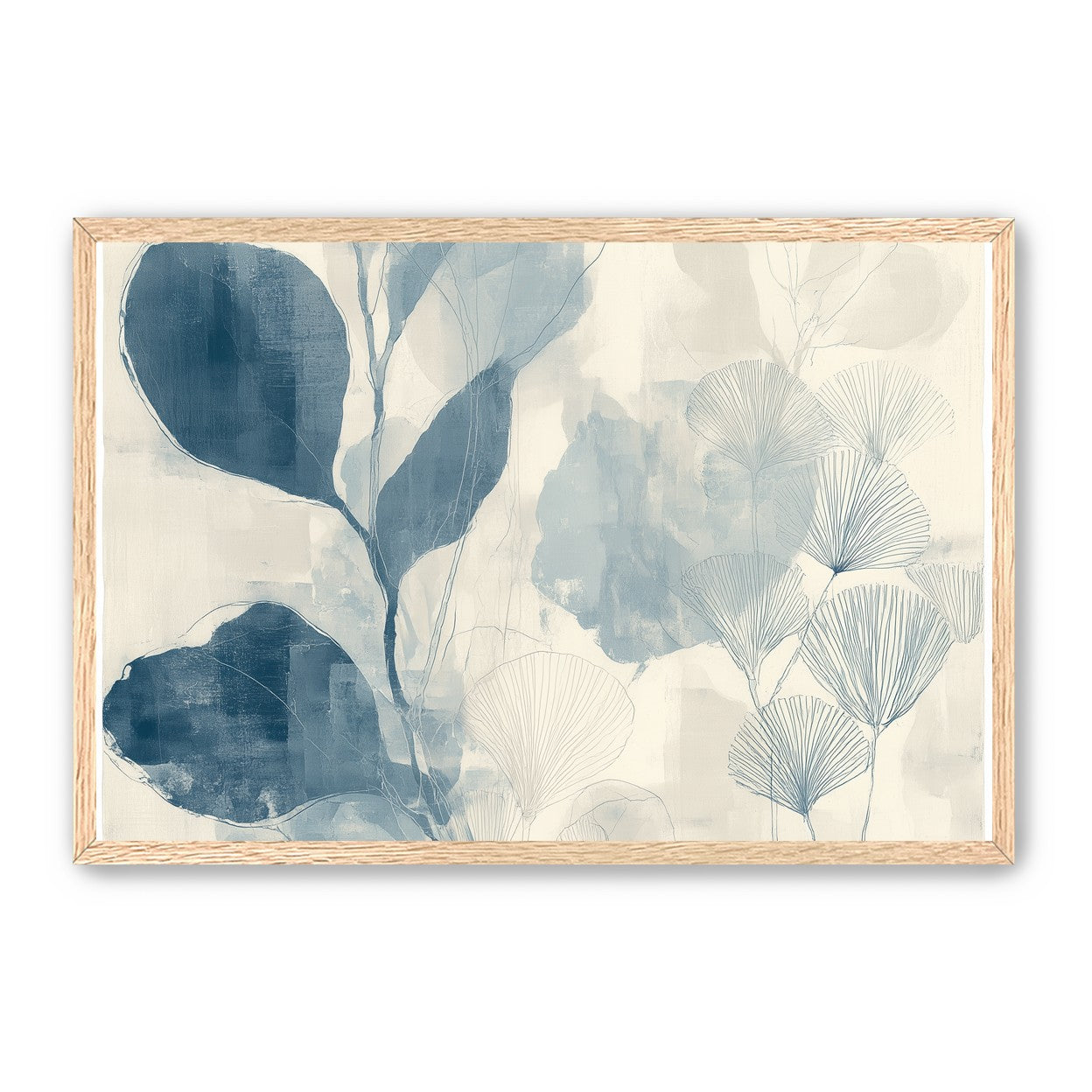Pale leaves and fans
