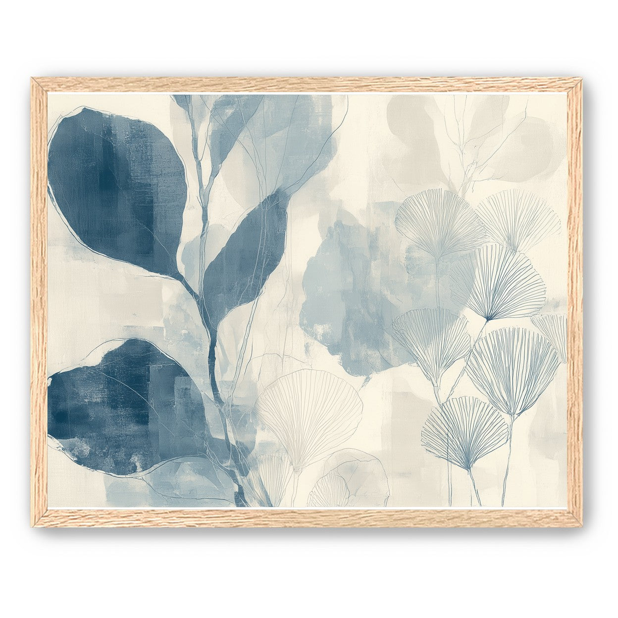 Pale leaves and fans