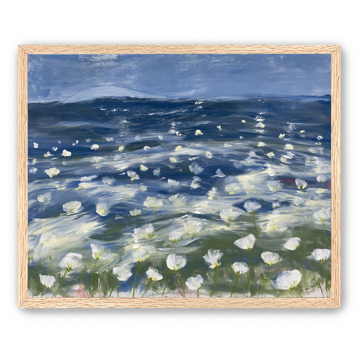 White flowers under blue sky