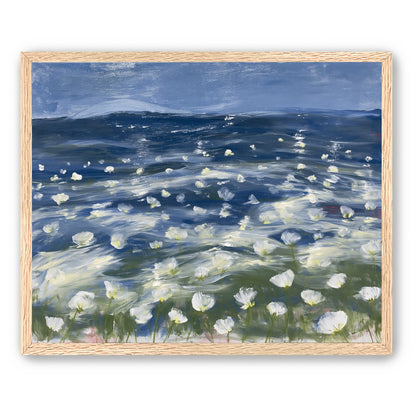 White flowers under blue sky