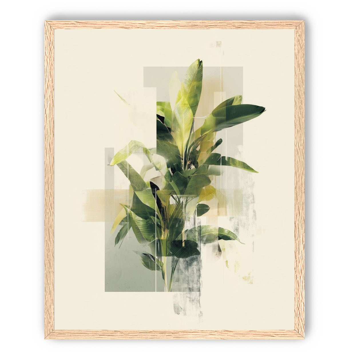 Plant in layered light