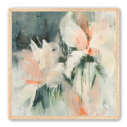 Drips on pale petals