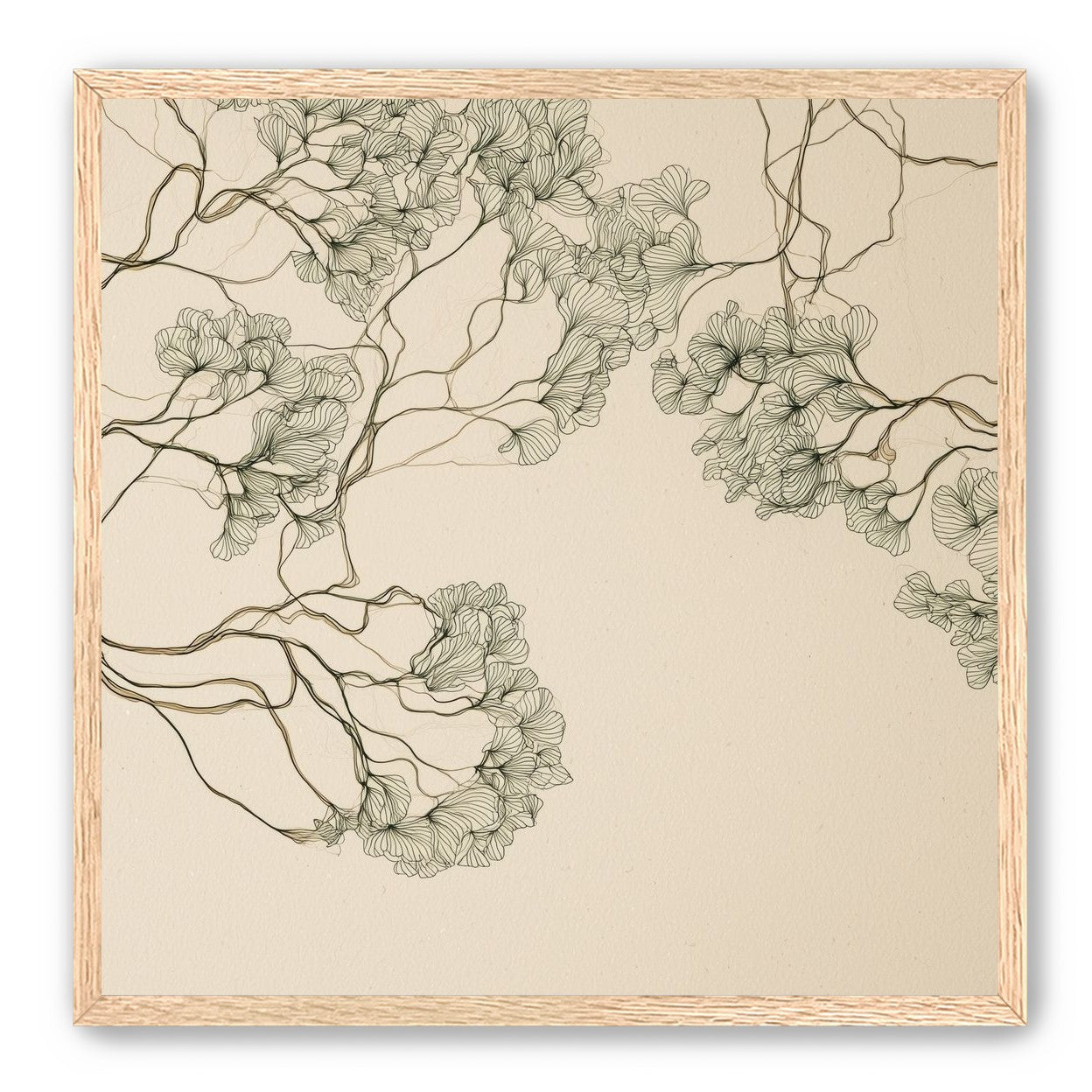 Trees Drawn in Continuous Lines