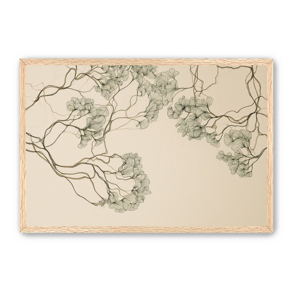 Trees Drawn in Continuous Lines