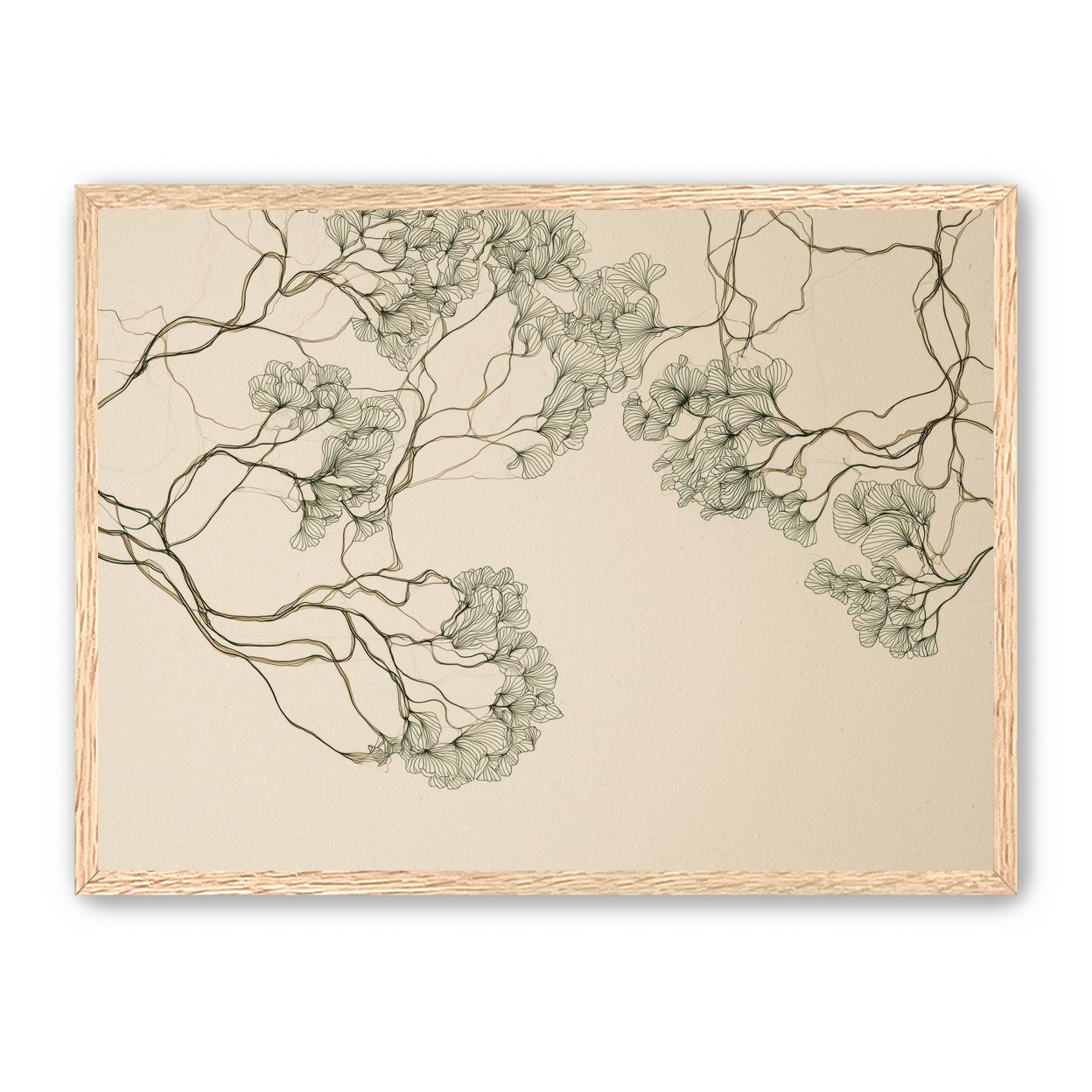 Trees Drawn in Continuous Lines