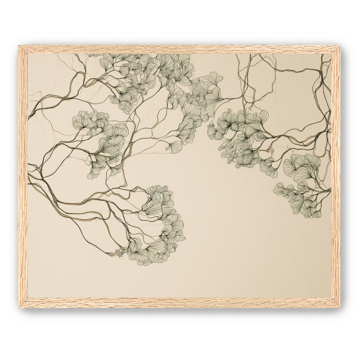Trees Drawn in Continuous Lines