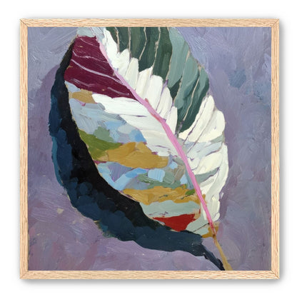 Leaf Form with Divided Color