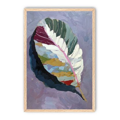 Leaf Form with Divided Color