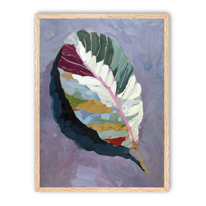 Leaf Form with Divided Color