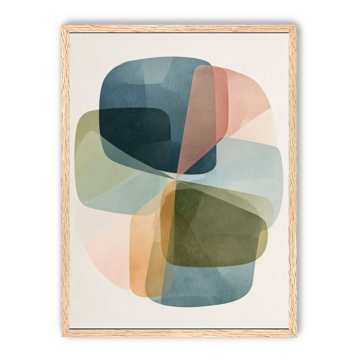 Teal turns through ochre