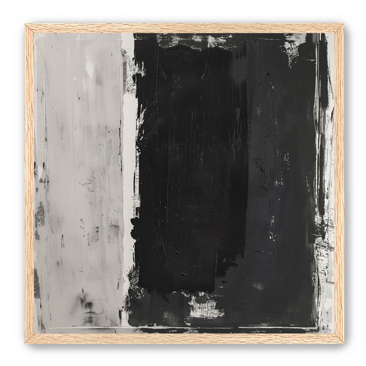 Black weight on gray ground