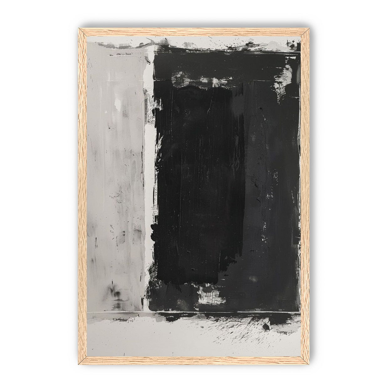Black weight on gray ground