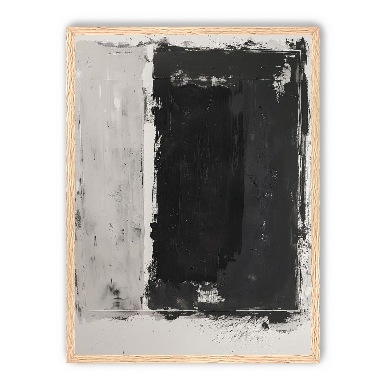 Black weight on gray ground