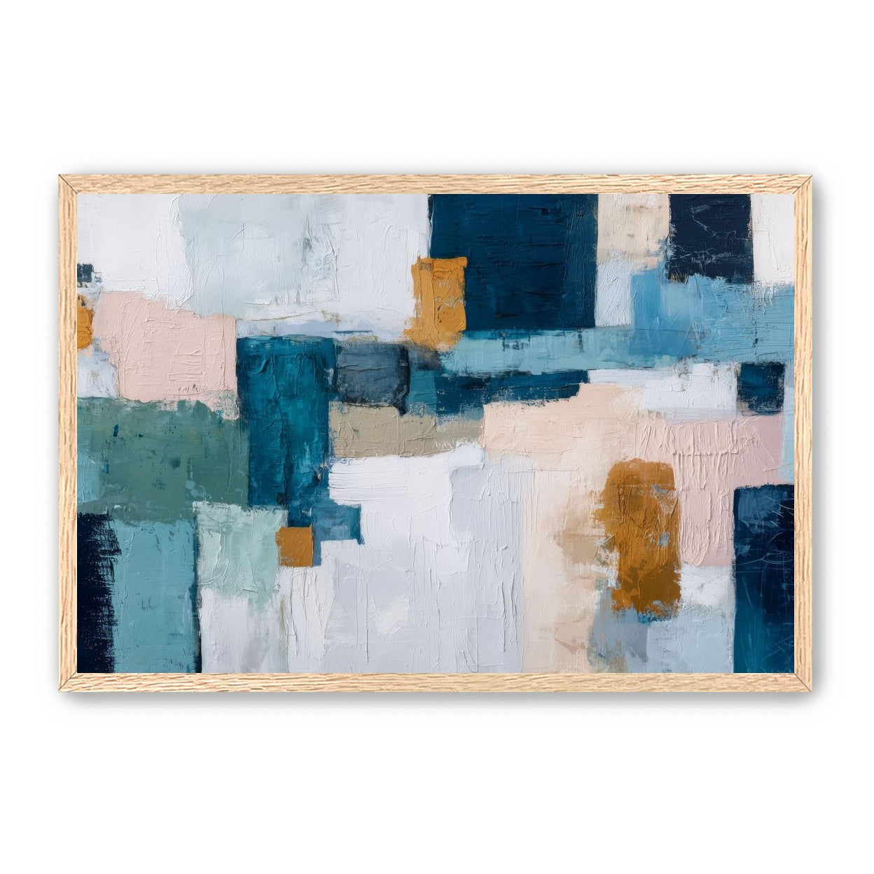 Offset Blocks Across White