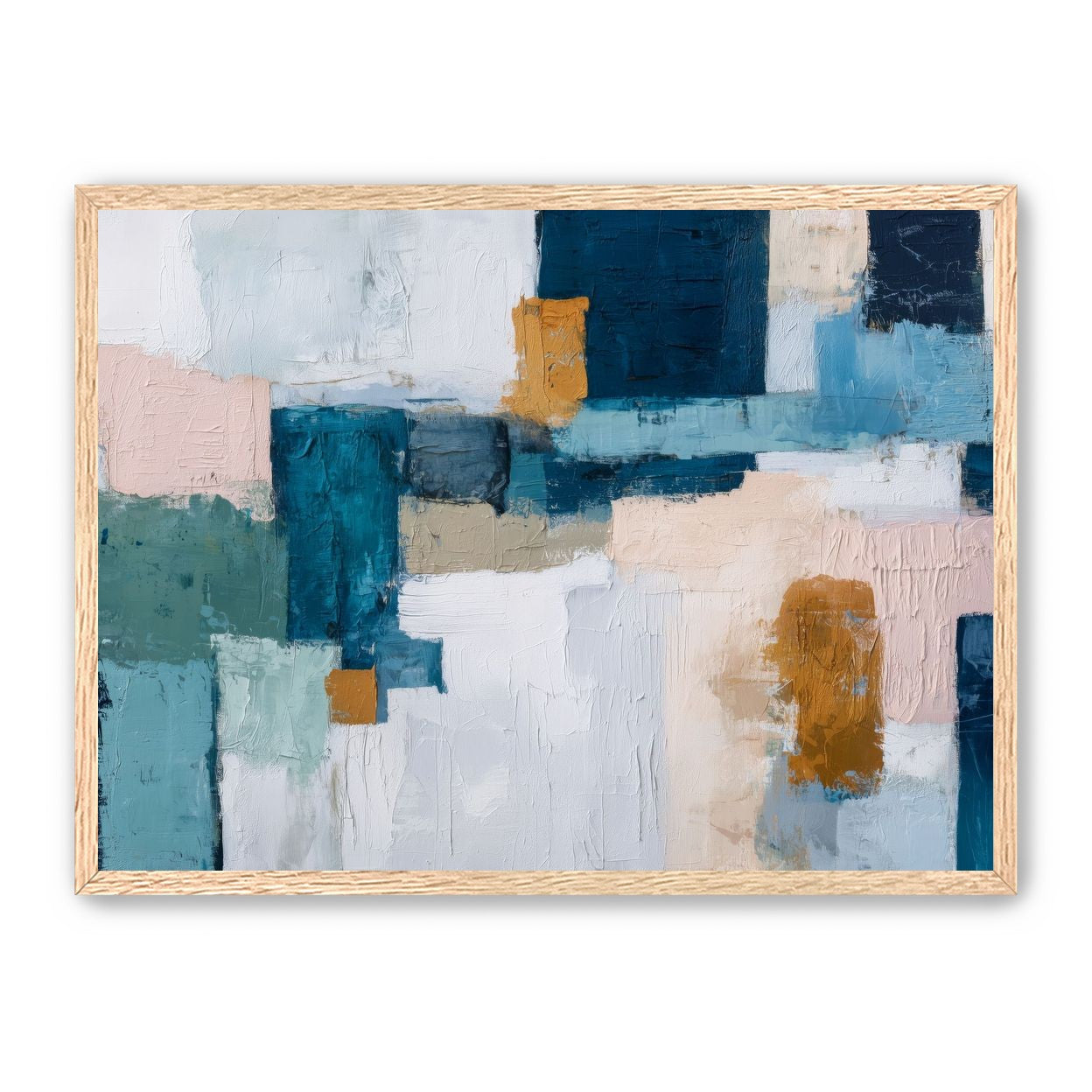 Offset Blocks Across White